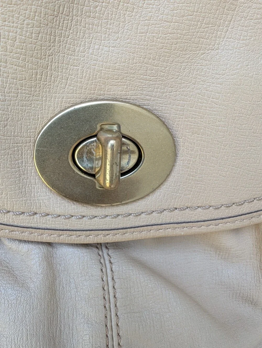 Coach Addison Spectator XL Beige  Satchel